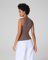 SPANXsmoothâ„¢ Jersey High Neck Tank | Smoke